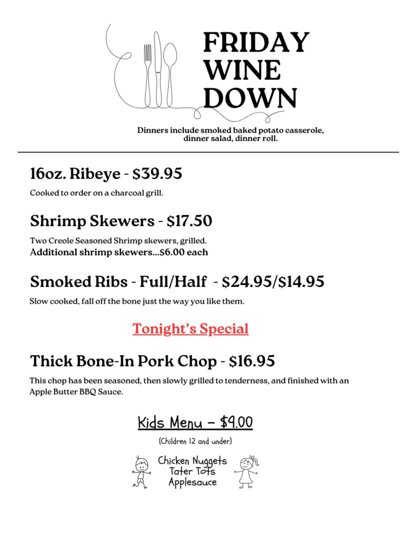 Menu For June 19, 2026