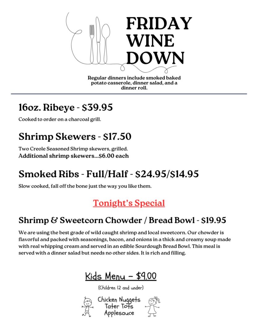 HPW Menu - Shrimp & Sweetcorn Chowder